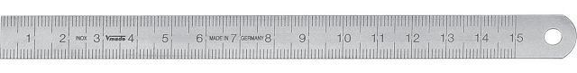 Vogel RVS liniaal 13mm rechts